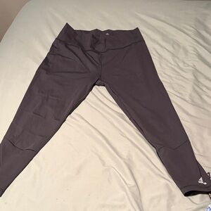 Adidas Charcoal Performance Leggings